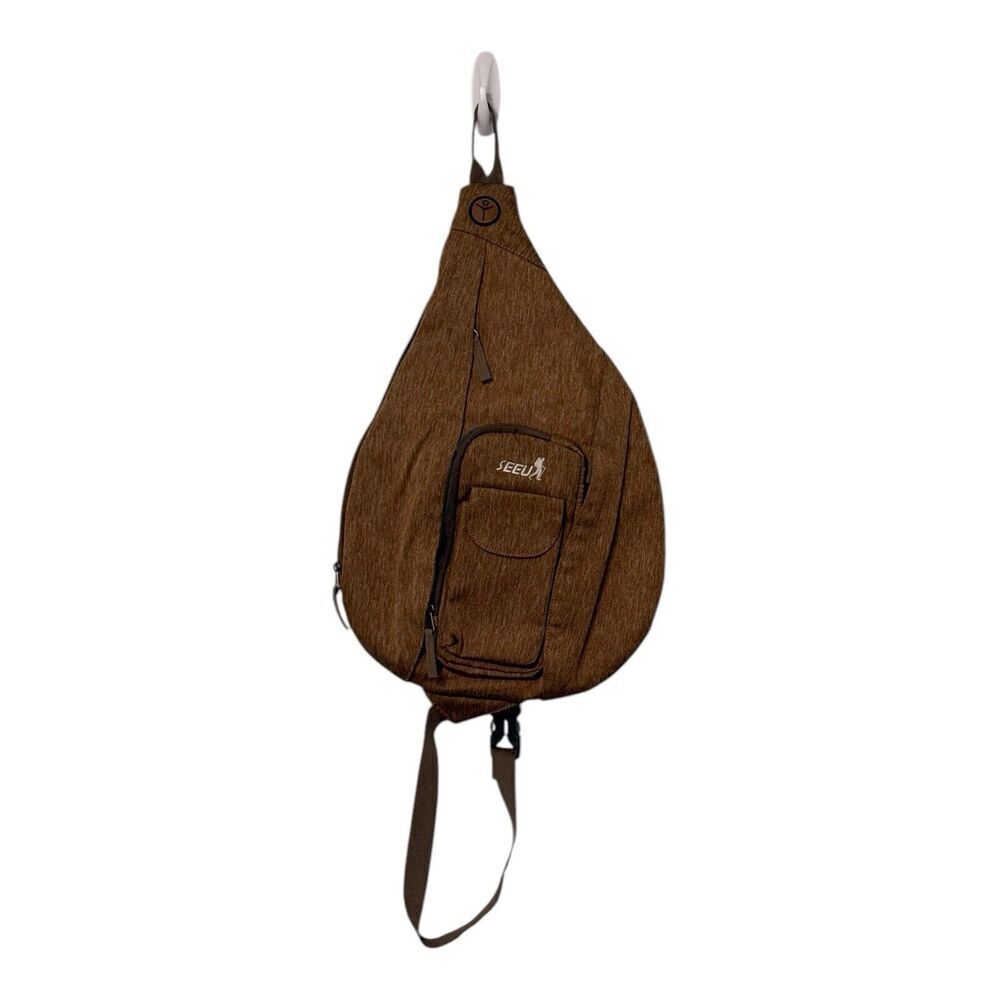 SEEU Waterproof Sling bag Men Women, Chest Backpacks for Multipurpose Daypack